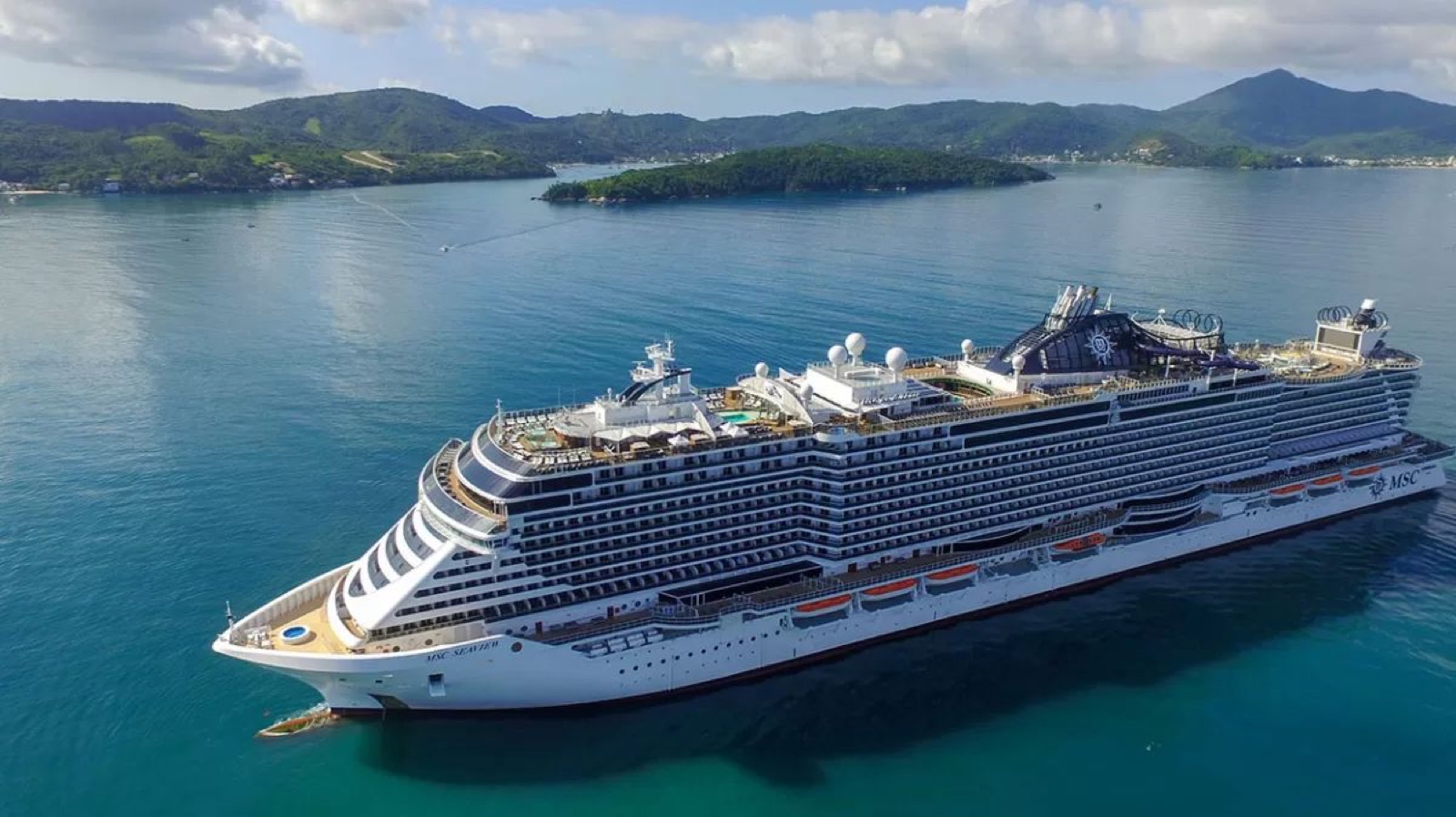 Navios de cruzeiro na temporada