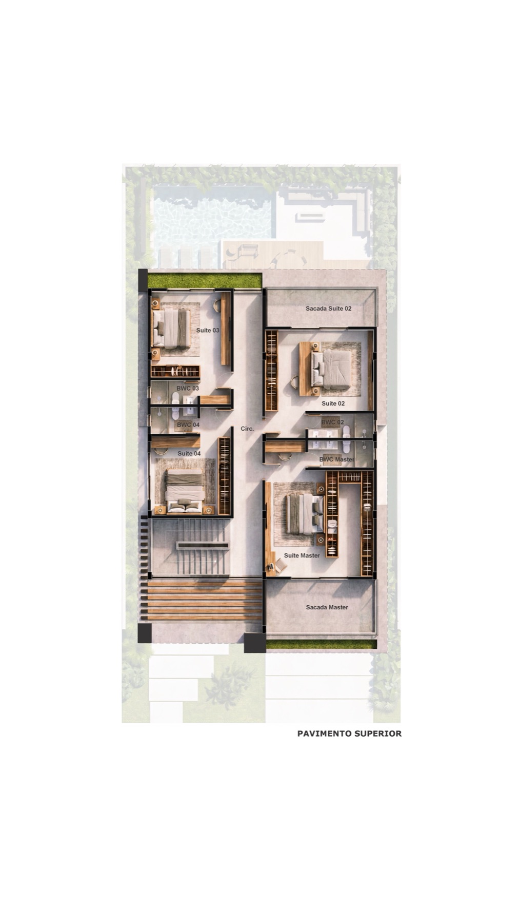 Casa Aurora · pavimento superior