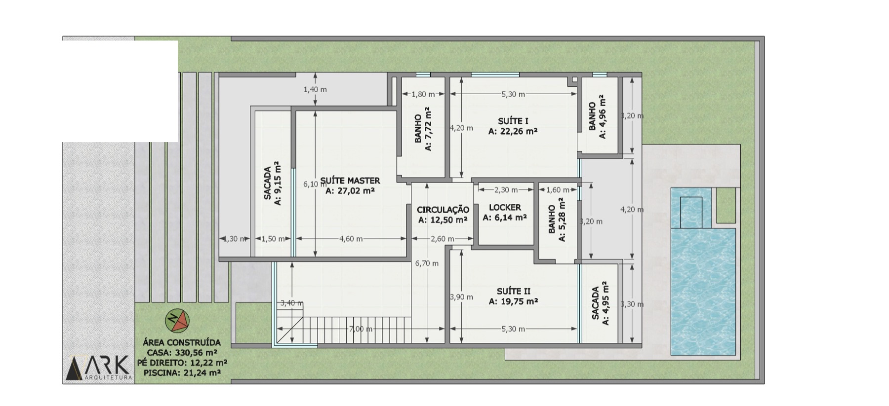 Casa Essenza · pavimento superior
