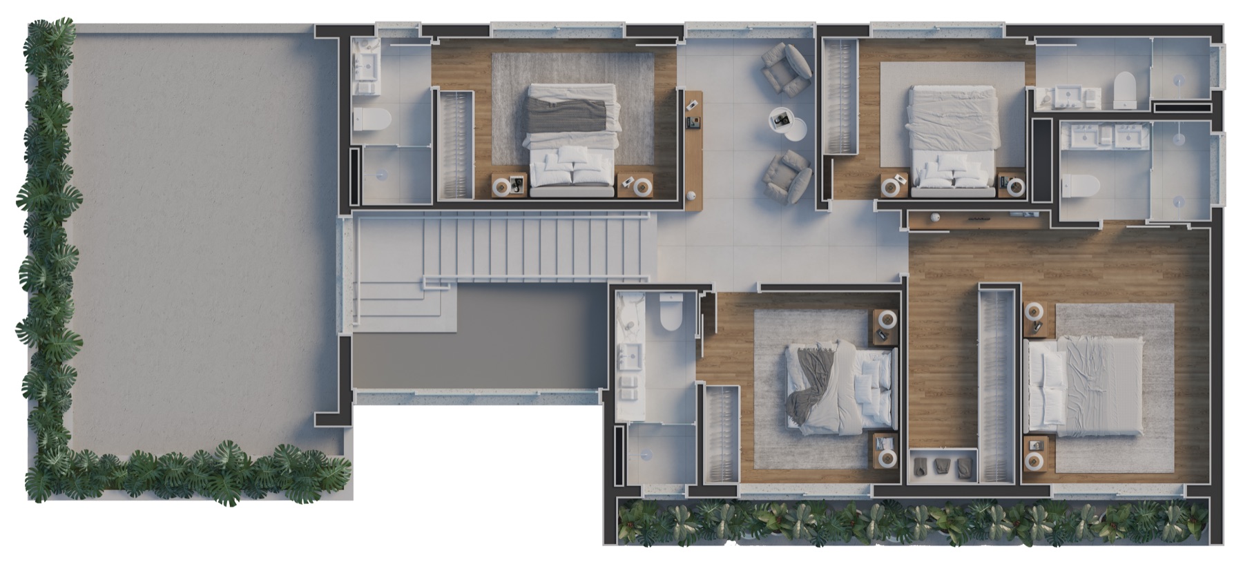 Casa Marea · pavimento superior
