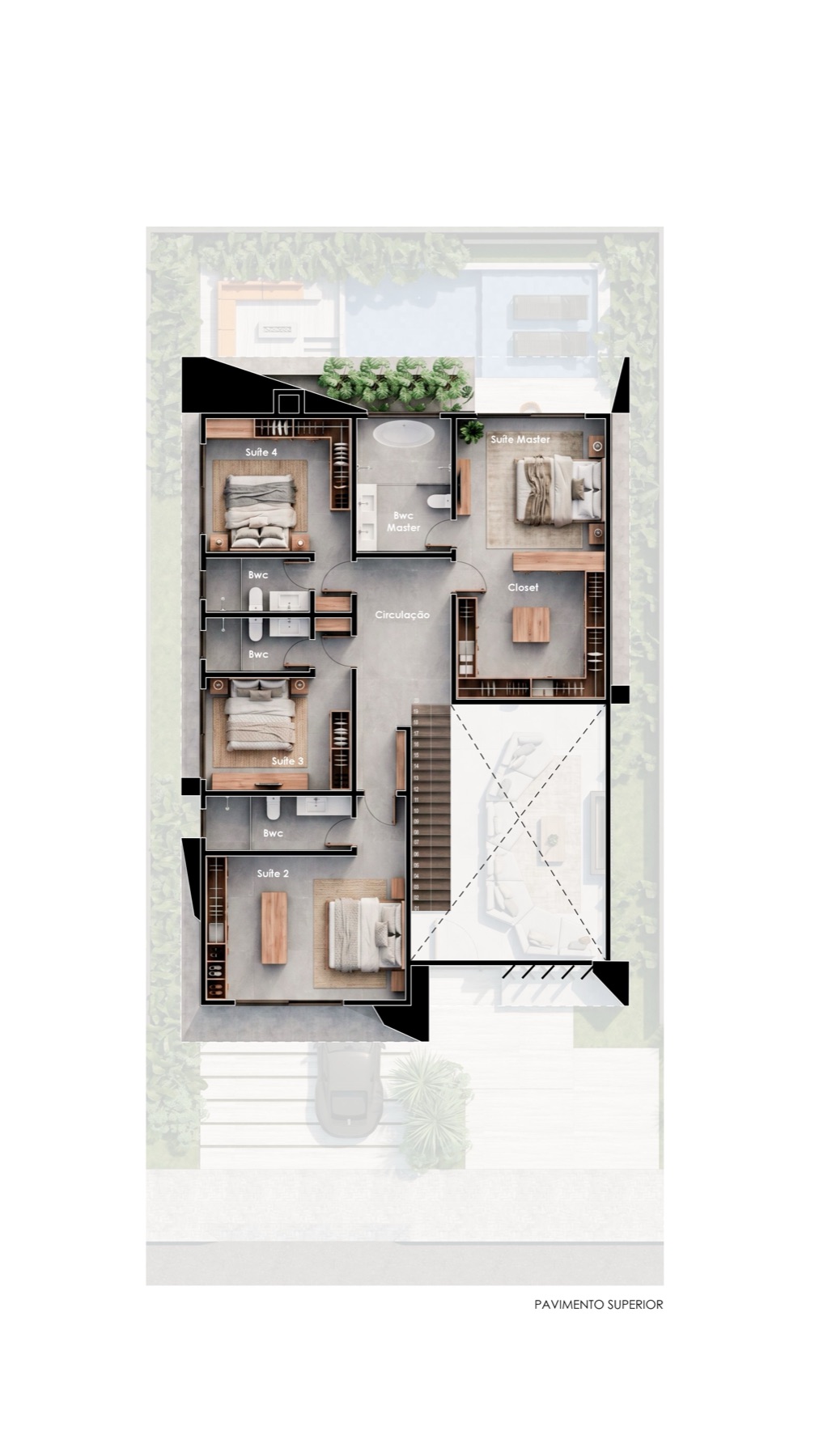Casa Prisma · pavimento superior