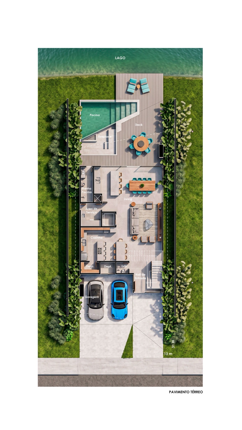 Casa Vértice · térreo