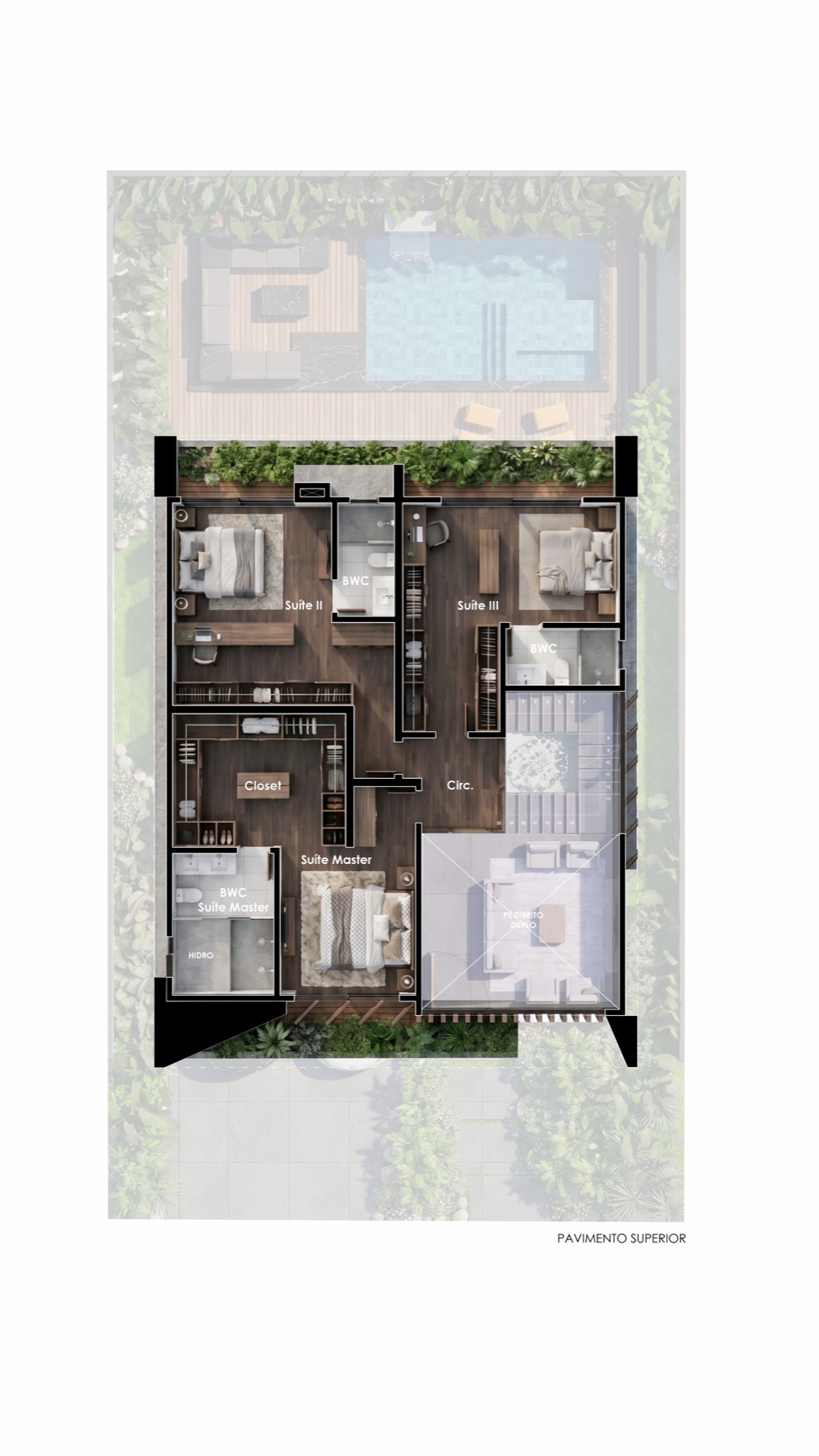 Casa Void · pavimento superior