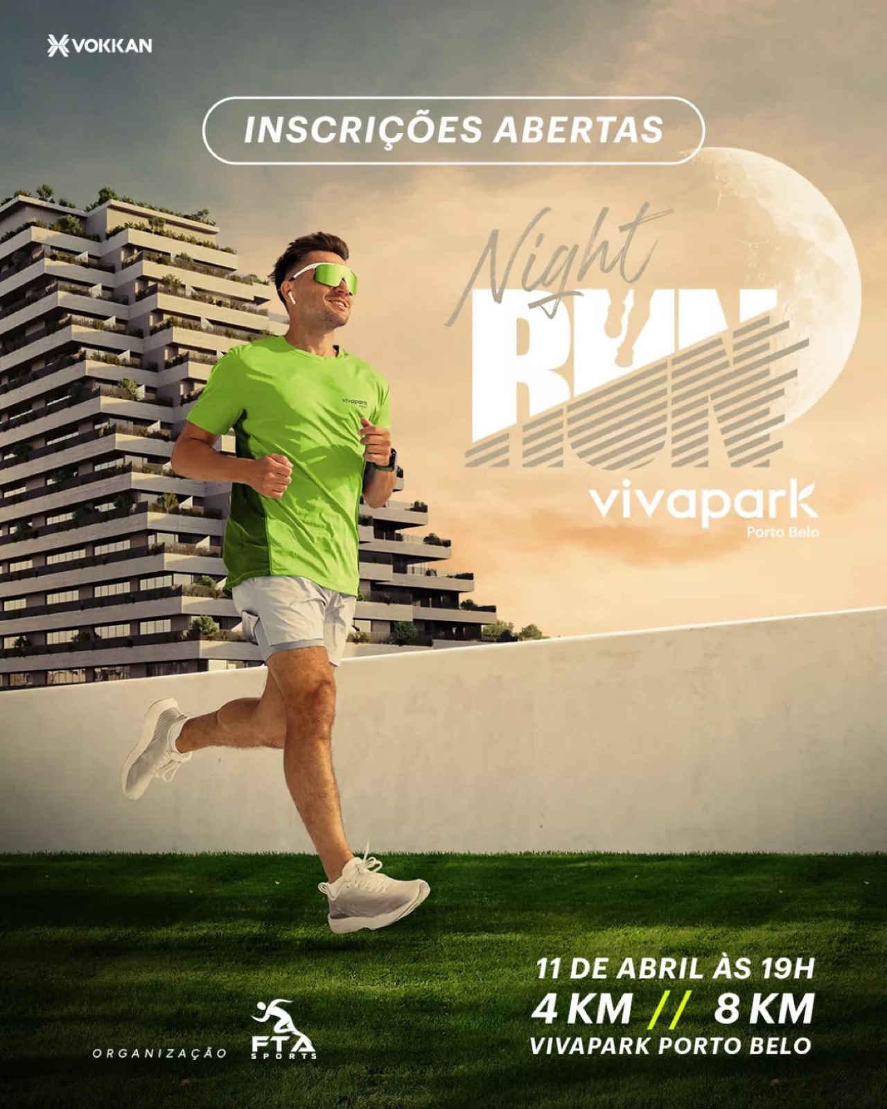Night Run: a primeira corrida de rua do Vivapark, à noite