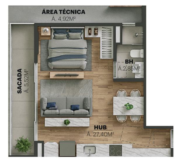 Planta Studio + Sacada · Voz 1403 - B