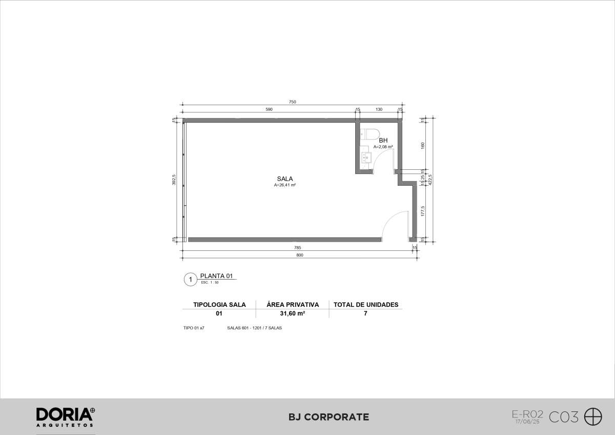 Planta Escritório · Veccel 1201