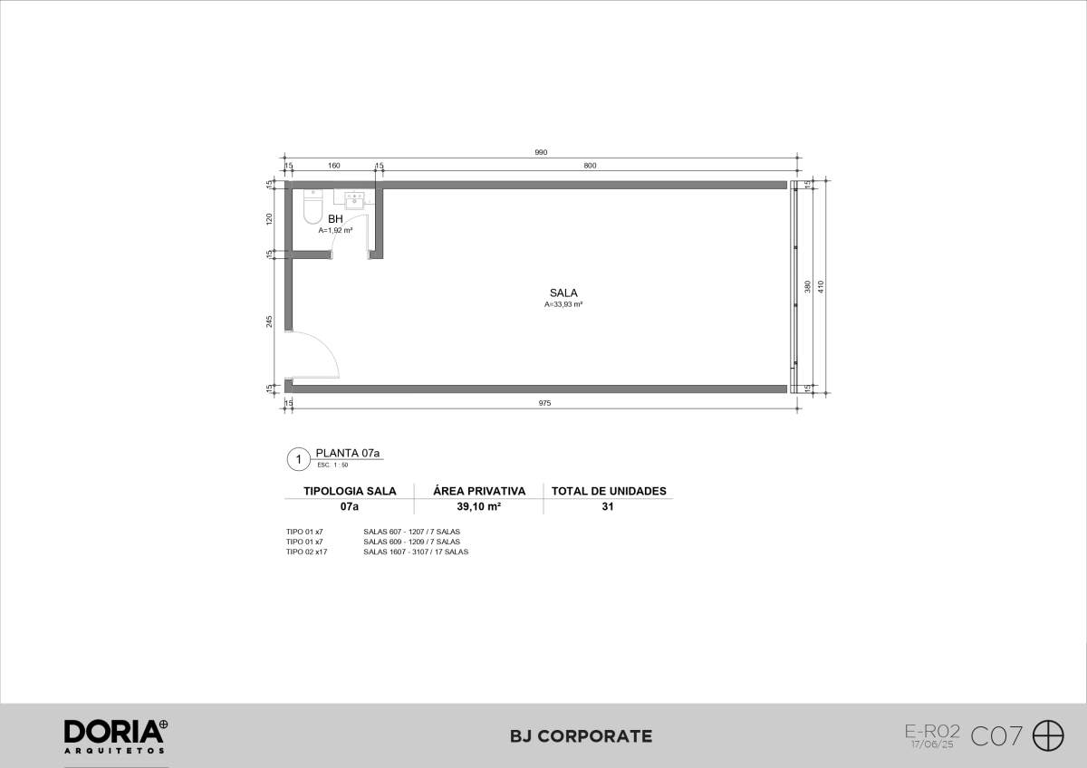 Planta Escritório · Veccel 609