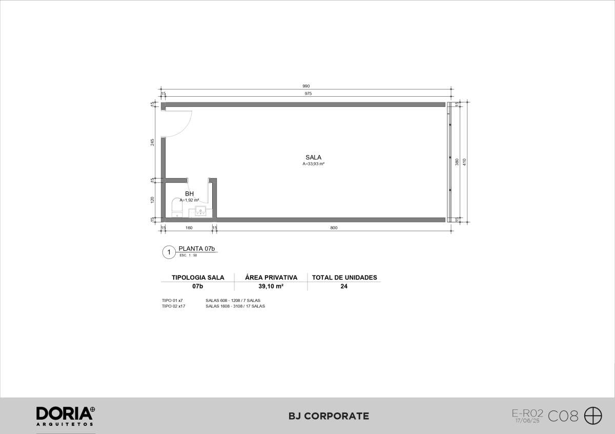 Planta Escritório · Veccel 608