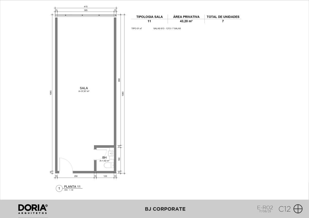 Planta Escritório · Veccel 613