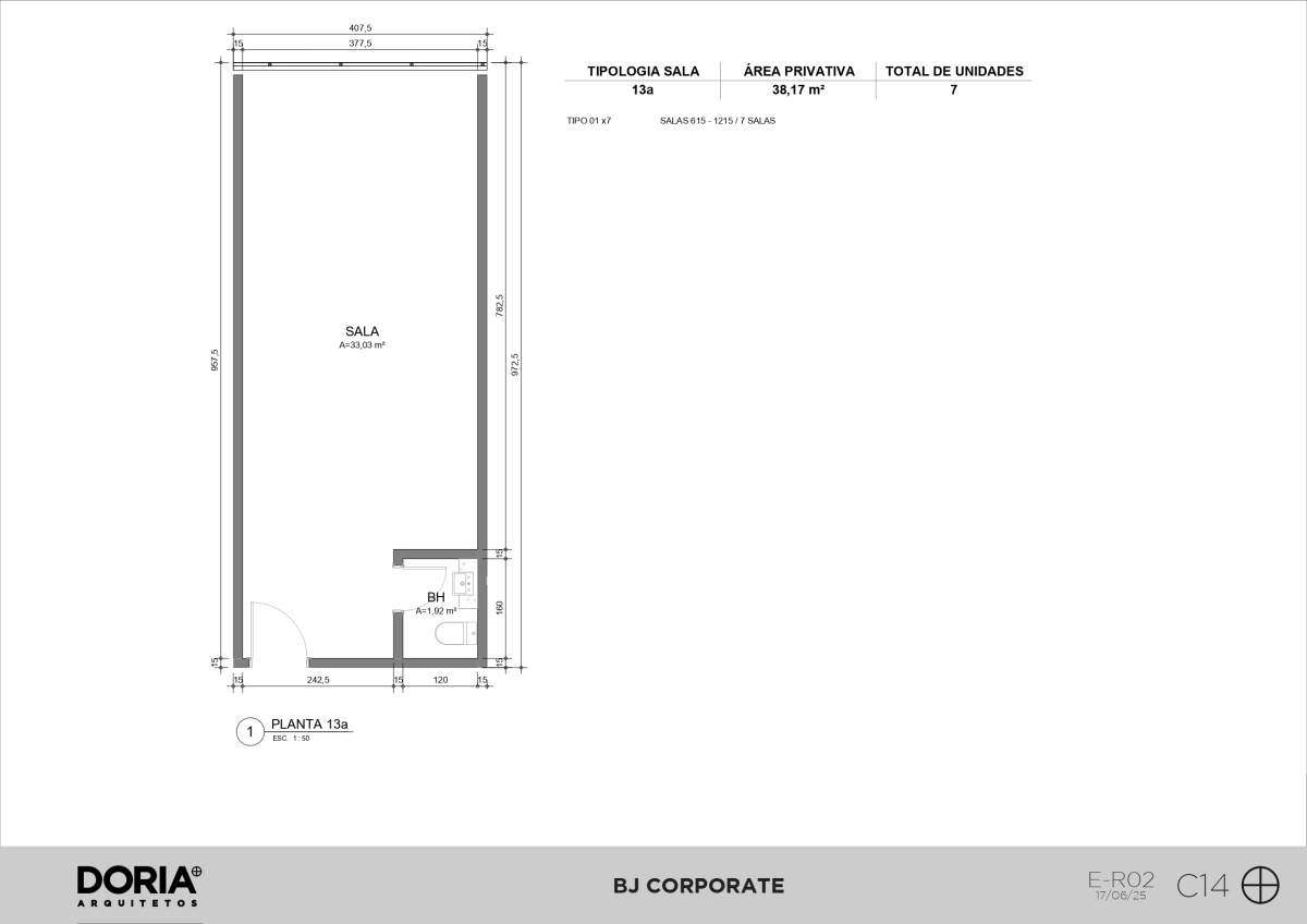 Planta Escritório · Veccel 615