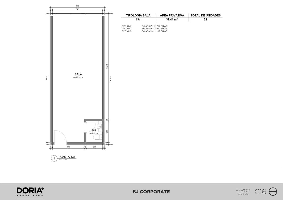 Planta Escritório · Veccel 1021