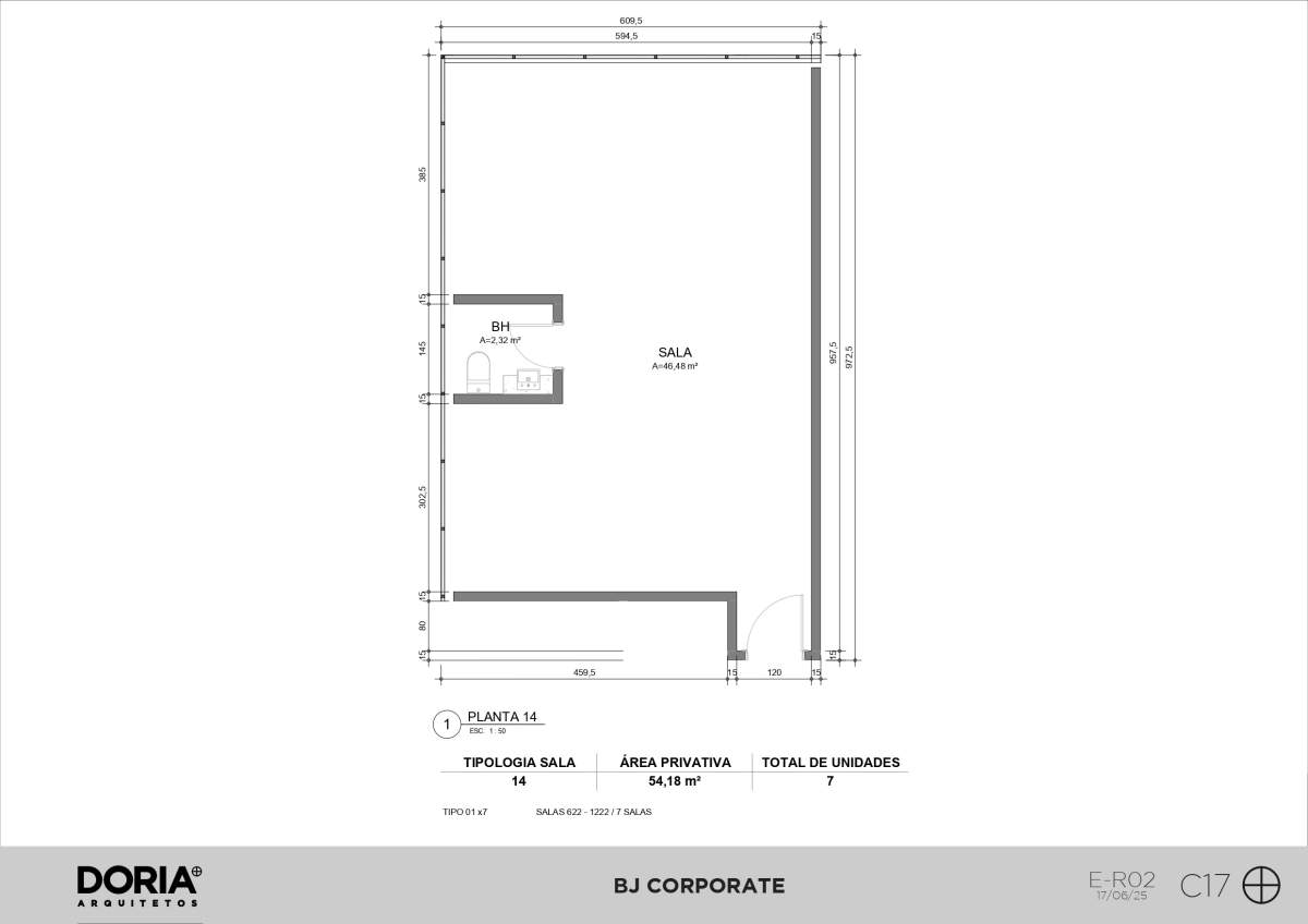 Planta Escritório · Veccel 622