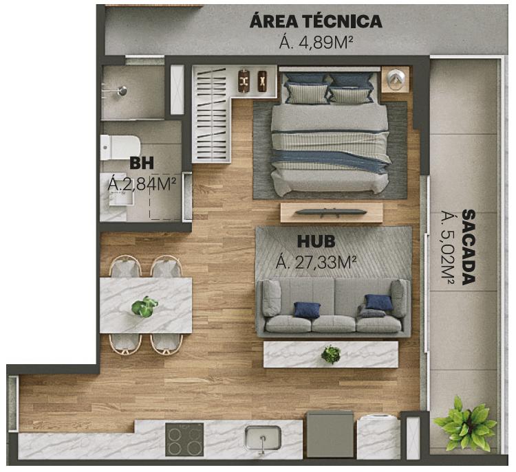 Planta Studio + Sacada · Voz 1503 - B