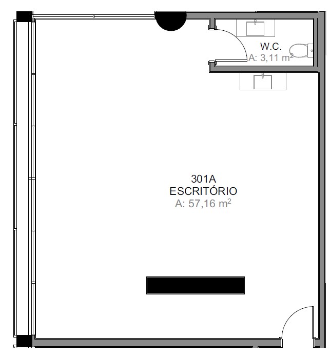 Planta Escritório · Vitta 27 501A