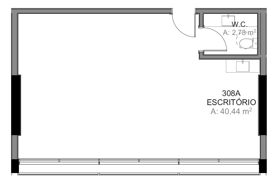 Planta Escritório · Vitta 27 608A