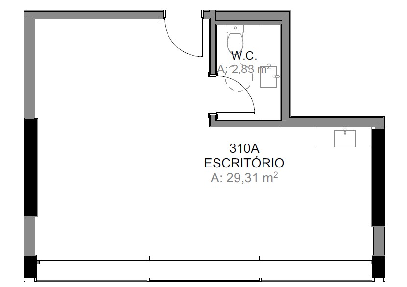 Planta Escritório · Vitta 27 510A