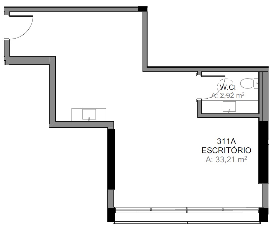 Planta Escritório · Vitta 27 611A