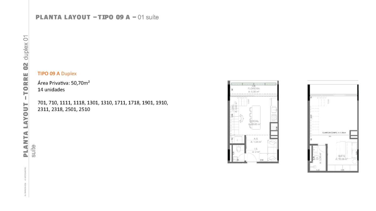 Planta Loft duplex · Veleiros 2318 T2