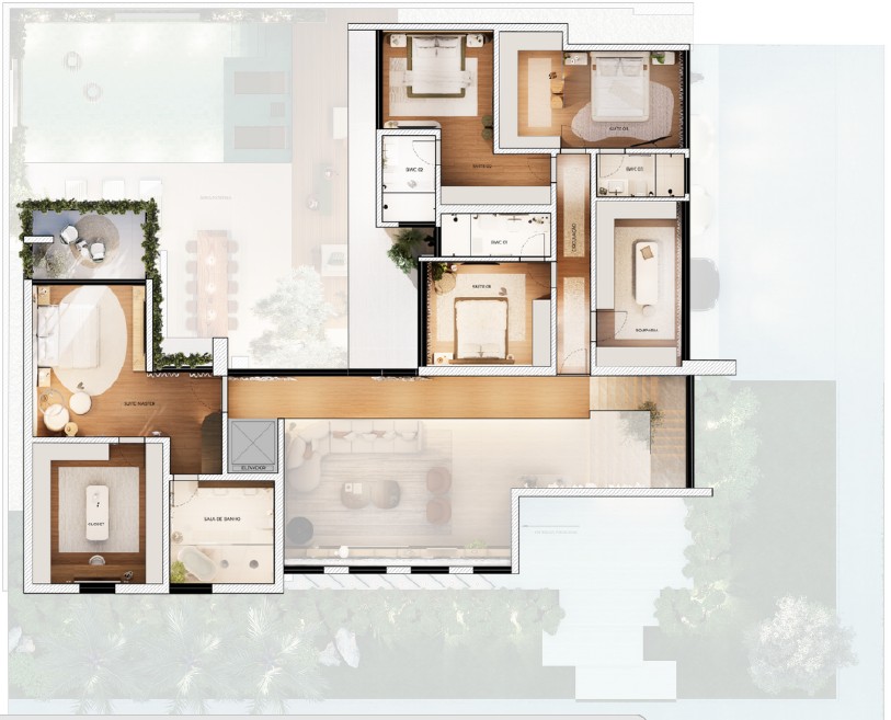 Planta Casa · Terrenos e casas Casa Palazzo