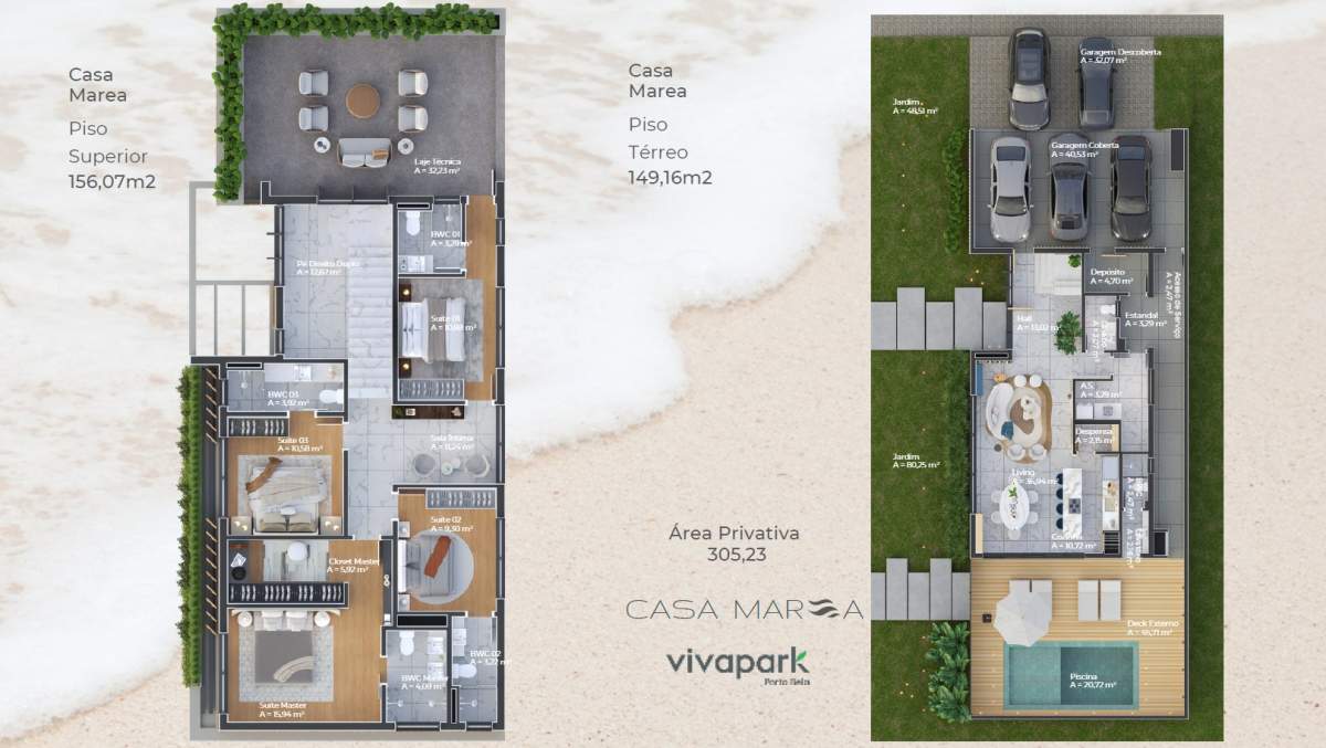 Planta Casa · Terrenos e casas Casa Marea