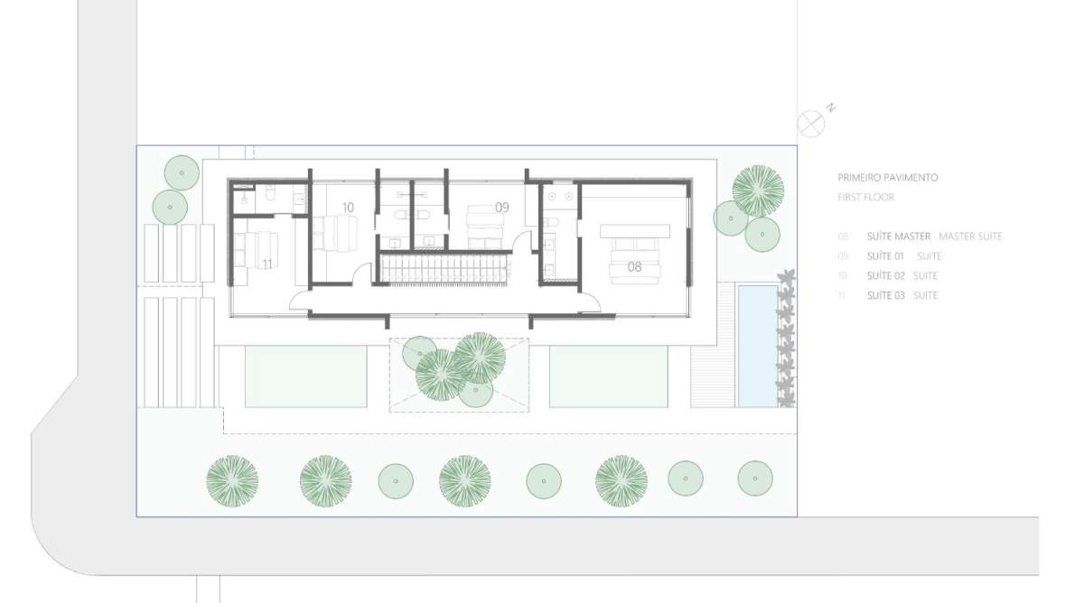 Planta Casa · Terrenos e casas Casa Jardim